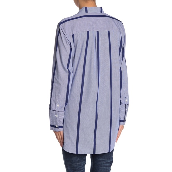 Madewell | Striped Button Down Top - Picture 3 of 15